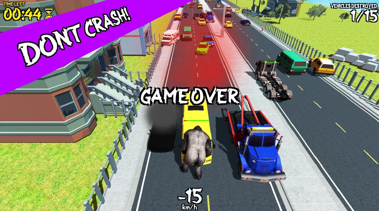Wild Animals Road Rampage screenshot