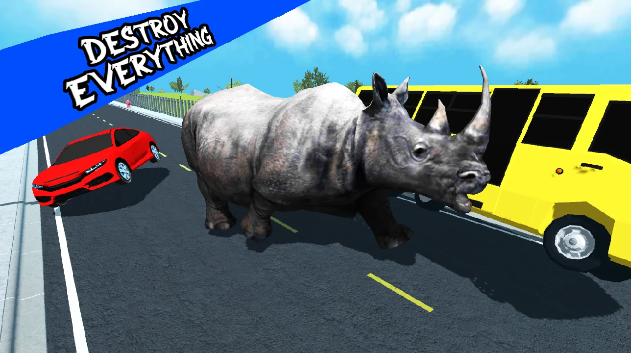 Wild Animals Road Rampage screenshot